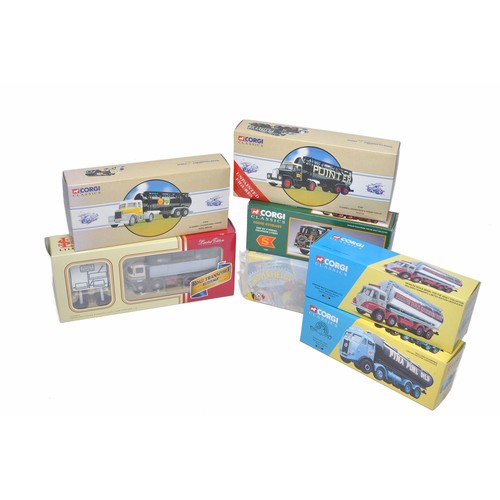 282 - A group of five Corgi commercial diecast issues comprising Leyland Octopus Tipper (ECC LTD) plus oth... 