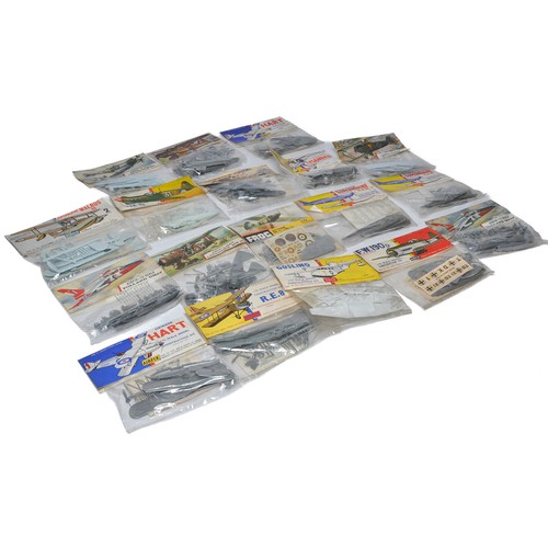 376 - A selection of sealed vintage bagged Airfix Aircraft Kits as shown including some first series model... 