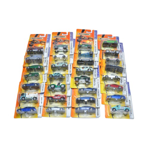 399 - A group of 30 carded Mattel Matchbox diecast issues including mostly 2006/7 series releases.