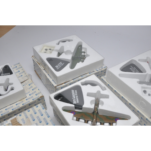 413 - A group of Atlas Edition Model Aircraft with original boxes and documentation as shown. Look to have... 