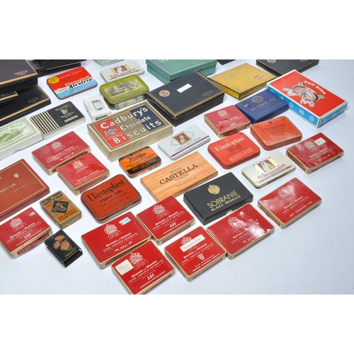 423 - An interesting collection of 20th century Cigarette / Tobacco Tins including airline issues from BOA... 