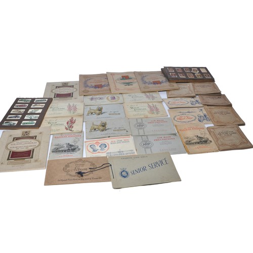 433 - A large collection of vintage Wills / John Player and other Cigarette Cards contained within various... 