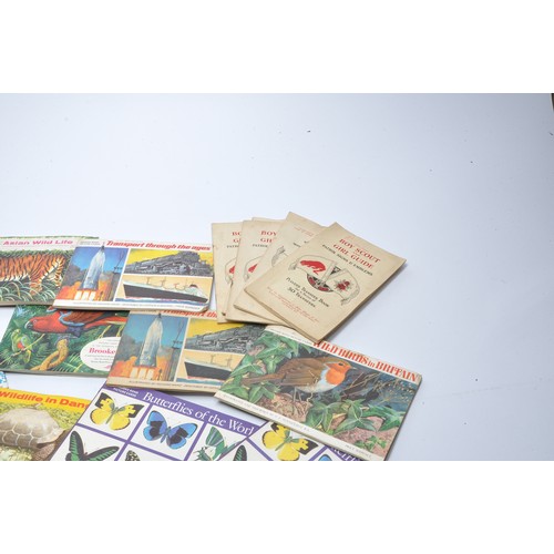 434 - A collection of Brooke Bond Tea Cards and their respective albums as shown plus John Player Boy Scou... 