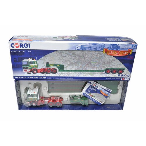 808 - Corgi Diecast Model Truck issue comprising No. CC15507 Volvo F12 Low Loader in the livery of Cadzow.... 