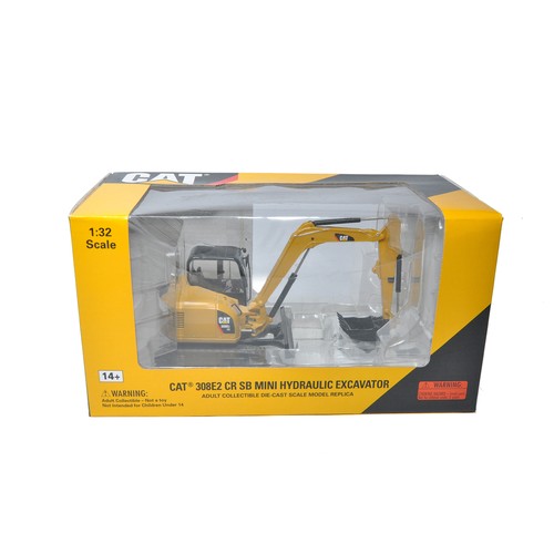 879 - Norscot 1/32 Model Construction issue comprising No. 55239 CAT 308E2 Mini Excavator. Looks to be goo... 