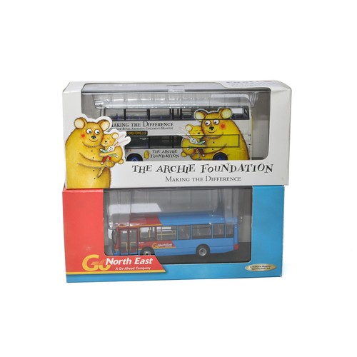 1045 - A duo of Creative Master Northcord 1/76 Diecast Model Bus issues comprising Archie Foundation and No... 