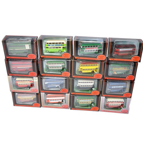 1047 - A group of 16 Bus and Transport diecast model vehicles from EFE. Various themes and liveries, genera... 