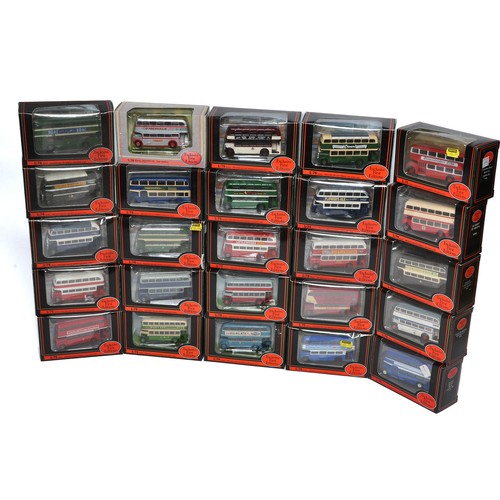 1055 - A group of 25 Bus and Transport diecast model vehicles from EFE. Various themes, routes and company ... 