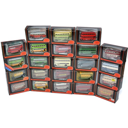 1056 - A group of 23 Bus and Transport diecast model vehicles from EFE. Various themes, routes and company ... 