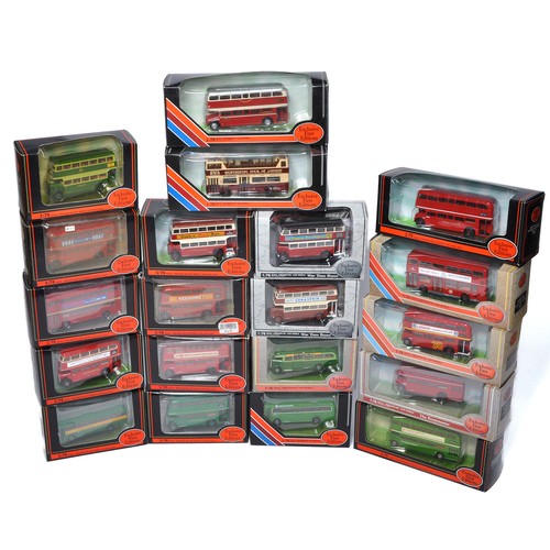 1060 - A group of 20 Bus and Transport diecast model vehicles from EFE. Various themes, routes and company ... 