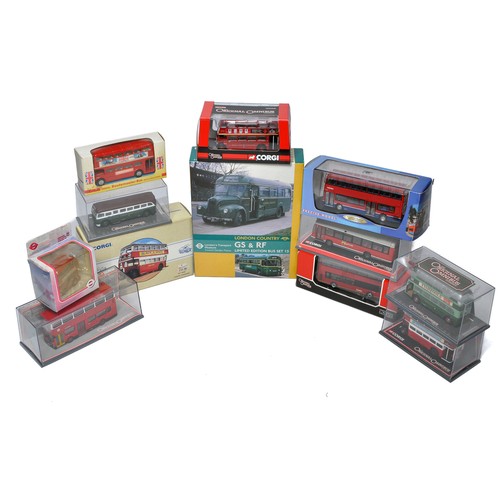 1061 - A group of 12 Bus and Transport diecast model vehicles from Corgi, Creative Master, EFE plus others.... 