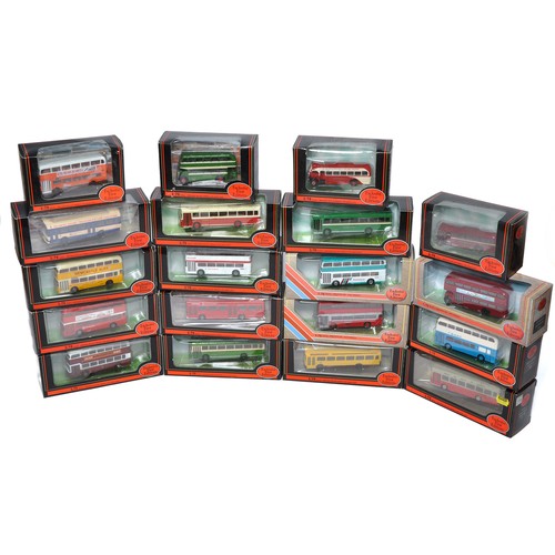 1063 - A group of 19 Bus and Transport diecast model vehicles from EFE. Various themes, routes and company ... 