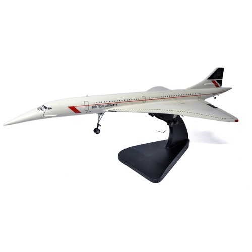 1116 - Bravo Delta Models Hand Carved and Painted model of the British Airways Concorde. Looks to be withou... 