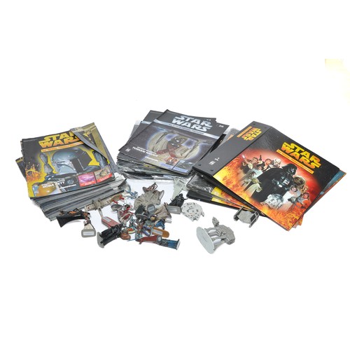 1170 - Star Wars Official Figurine Collection (De Agostini) comprising fact files, binder folders plus loos... 