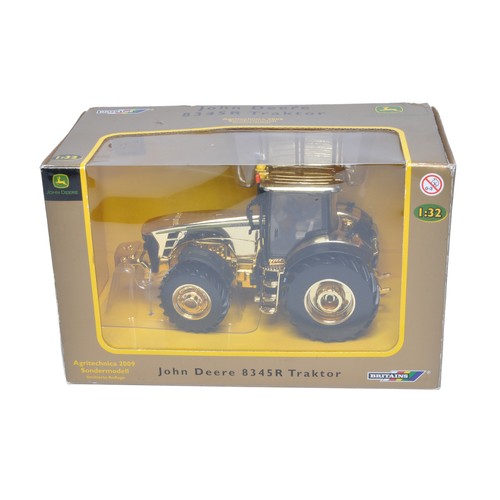 28 - Britains Farm No. 42590 John Deere 8345R Tractor. Special Gold Edition for Agritechnica 2009. Limite... 