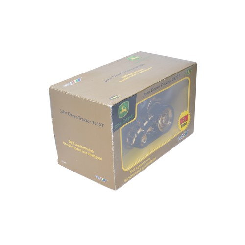 29 - Britains Farm No. 42194 John Deere 8330T Tracked Tractor. Special Gold Edition for Agritechnica 2005... 