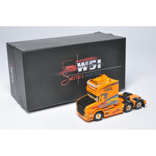 61 - WSI 1/50 diecast model truck issue comprising Scania T Topline in the livery of Andreas Transport. A... 