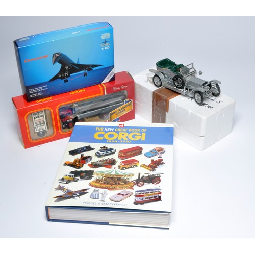 83 - Assorted diecast issues including Corgi, Franklin Mint plus The New Great Book of Corgi.