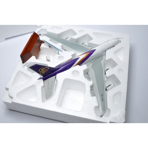 35 - Gemini 1/200 Diecast Model Aircraft Issue comprising No. G2THA423 Airbus A380 Thai. Displayed with s... 