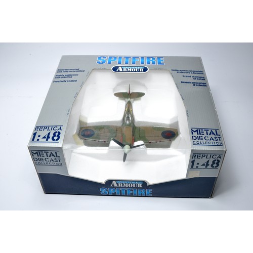 78 - Franklin Mint 1/48 diecast model aircraft issue comprising No. 98157 RAF Spitfire. Looks to be gener... 