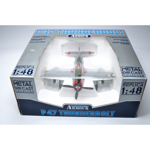 79 - Franklin Mint 1/48 diecast model aircraft issue comprising No. 98144 P47D Thunderbolt. Looks to be g... 