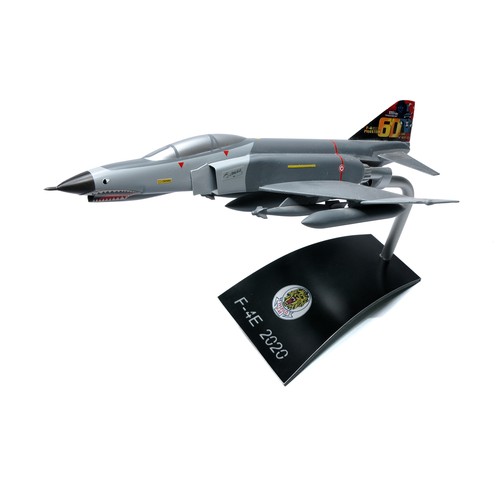 99 - Resin 1/72 F-4E Phantom, 60 years of service livery on stand, as shown.