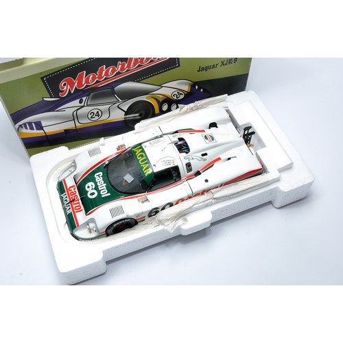 130 - Exoto Motorbox 1/18 diecast model racing car issue comprising Jaguar XJR-9. Looks to be without obvi... 