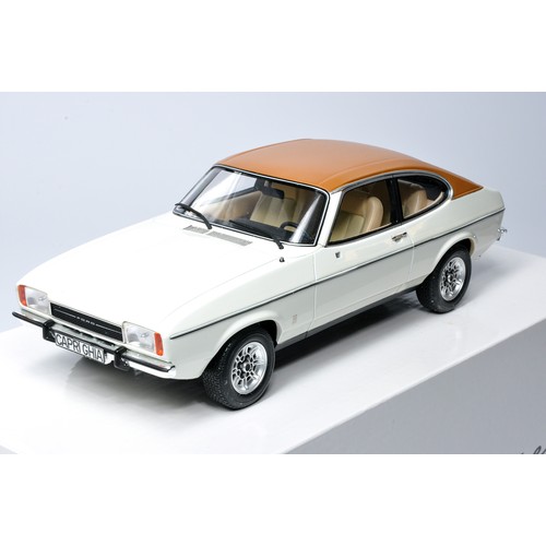 132 - Otto Models 1/18 diecast model car issue comprising Ford Capri MK2. Looks to be without obvious sign... 