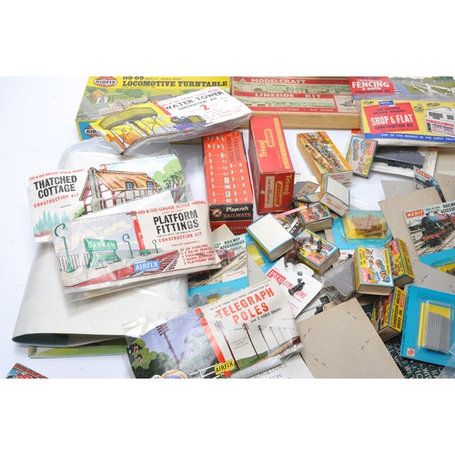 329 - A most impressive selection of Model Railway accessories, to include vintage Airfix bagged kits and ... 