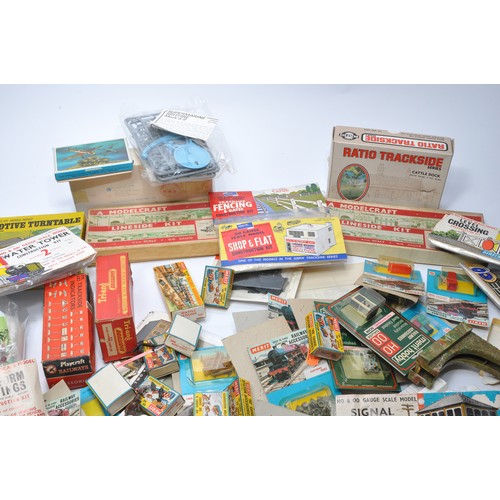 329 - A most impressive selection of Model Railway accessories, to include vintage Airfix bagged kits and ... 