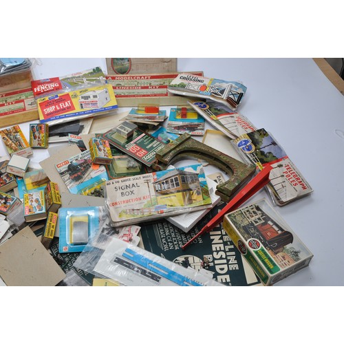 329 - A most impressive selection of Model Railway accessories, to include vintage Airfix bagged kits and ... 