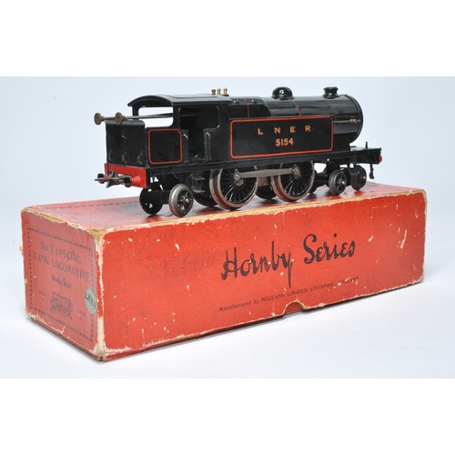 354 - Hornby O Gauge Model Railway comprising No. 2 Special Tank Locomotive, LNER 5154. Displays generally... 