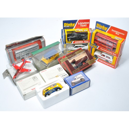 549 - A misc group of approx 12 boxed diecast model issues including aircraft from Polistil, Dinky issues,... 