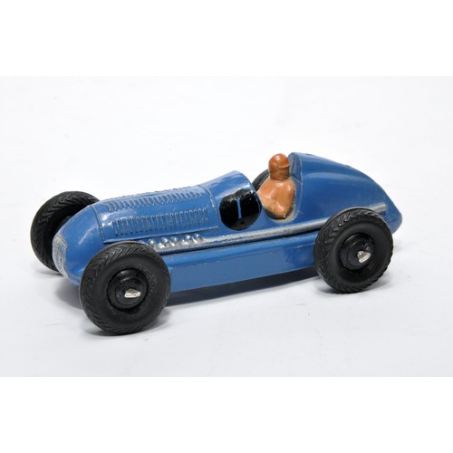 603 - Dinky No. 23c Mercedes Racing Car. Blue with silver trim, RN1. Displays generally very good to excel... 