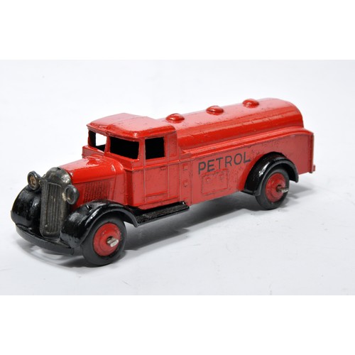 629 - Dinky No. 25d Petrol Tank Wagon. Issue is in red, inc hubs, with thin 'petrol' lettering as shown. D... 