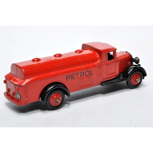 629 - Dinky No. 25d Petrol Tank Wagon. Issue is in red, inc hubs, with thin 'petrol' lettering as shown. D... 