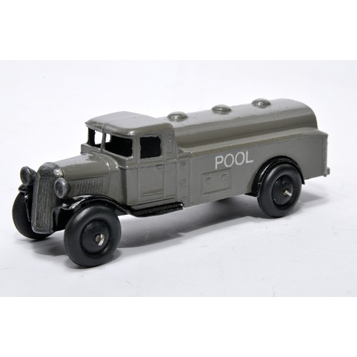 631 - Dinky No. 25d Petrol Tank Wagon. Issue is in grey, with thin 'pool' lettering as shown. Displays ver... 