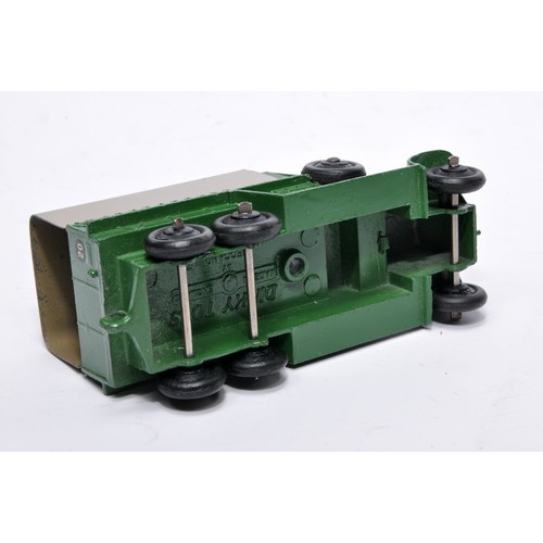 655 - Dinky No. 25s six wheeled covered wagon. Issue is in green, as shown. Displays generally very good t... 