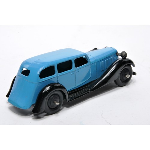 680 - Dinky No. 36a Armstrong Siddeley Saloon. Single issue is in light blue, as shown. Displays generally... 