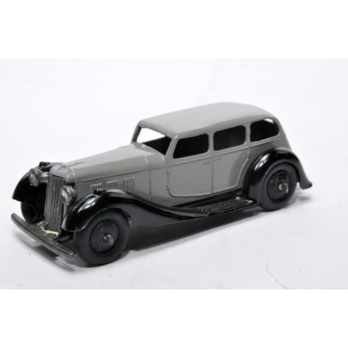 681 - Dinky No. 36a Armstrong Siddeley Saloon. Single issue is in fawn grey, as shown. Displays generally ... 