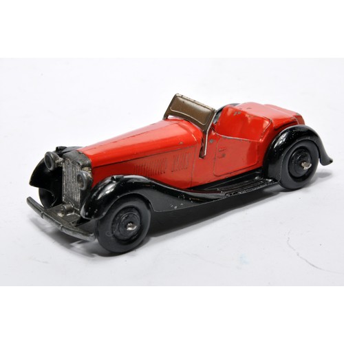 688 - Dinky No. 36e British Salmson 2-Seater Sports Car. Single issue is in red, as shown. Displays genera... 