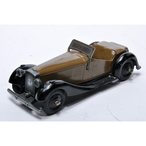 689 - Dinky No. 36e British Salmson 2-Seater Sports Car. Single issue is in fawn brown, as shown. Displays... 