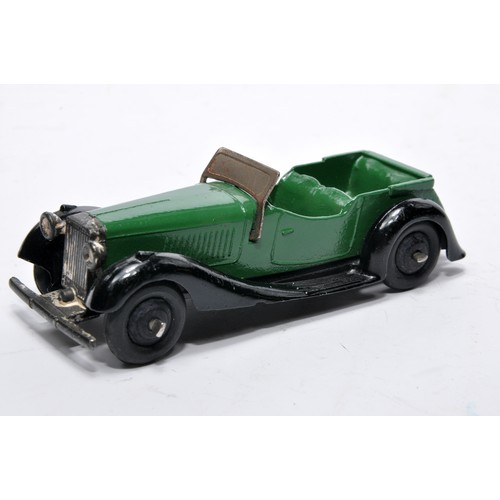 692 - Dinky No. 36f British Salmson 4-Seater Sports Car. Single issue is in green, as shown. Displays gene... 