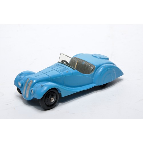 697 - Dinky No. 38a Frazer Nash. Single issue is in mid-blue with grey interior, as shown. Displays genera... 