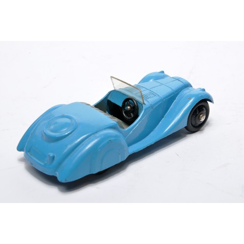 697 - Dinky No. 38a Frazer Nash. Single issue is in mid-blue with grey interior, as shown. Displays genera... 