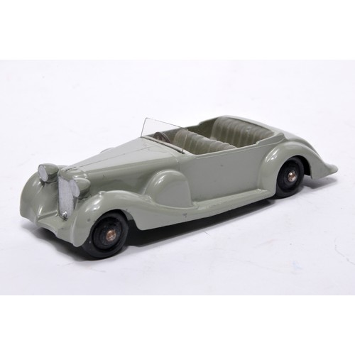 703 - Dinky No. 38c Lagonda. Single issue is in grey with darker grey interior, as shown. Displays general... 
