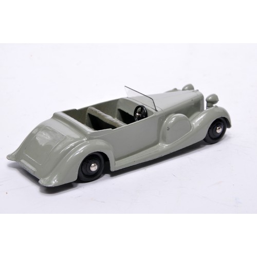 703 - Dinky No. 38c Lagonda. Single issue is in grey with darker grey interior, as shown. Displays general... 