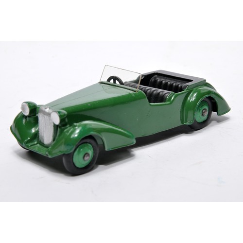 706 - Dinky No. 38d Alvis. Single issue is in dark green with black interior, as shown. Displays generally... 