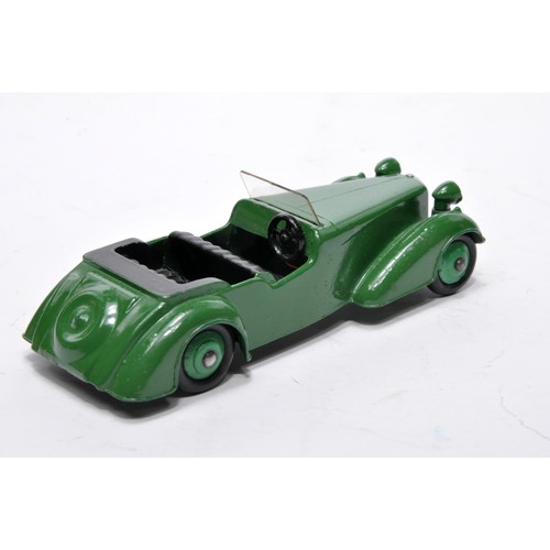 706 - Dinky No. 38d Alvis. Single issue is in dark green with black interior, as shown. Displays generally... 