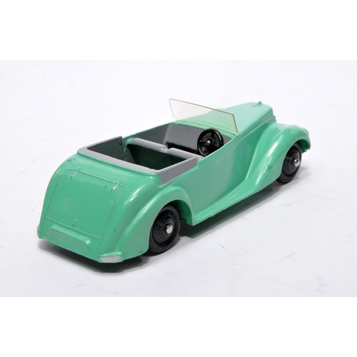708 - Dinky No. 38e Armstrong Siddeley. Single issue is in light green with grey interior, as shown. Displ... 
